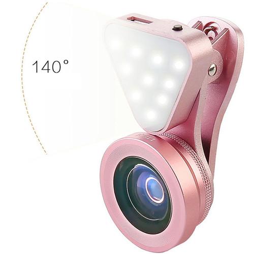 UmAid 3-In-1 Light with Lens Kit for Smartphones