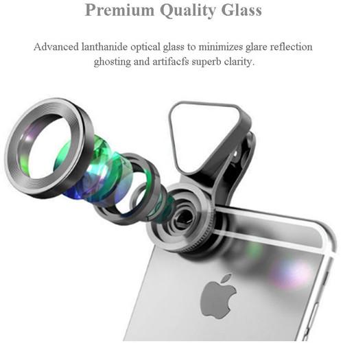 UmAid 3-In-1 Light with Lens Kit for Smartphones