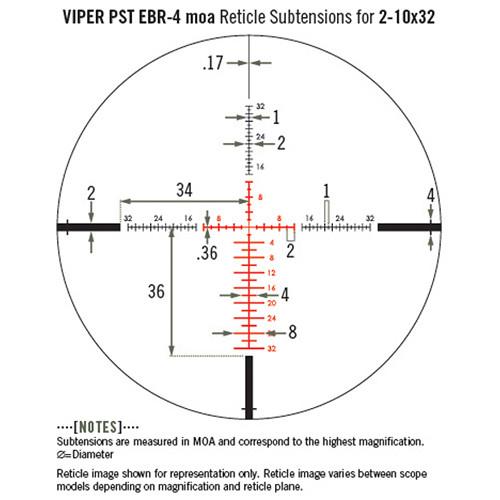 Vortex 2-10x32 Viper PST Gen II Riflescope
