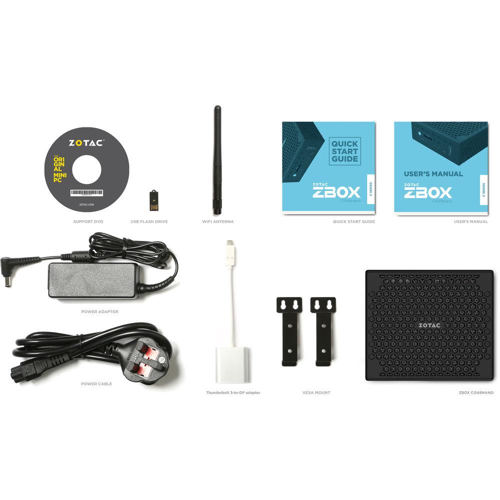 ZOTAC ZBOX CI549 nano Mini Desktop Computer