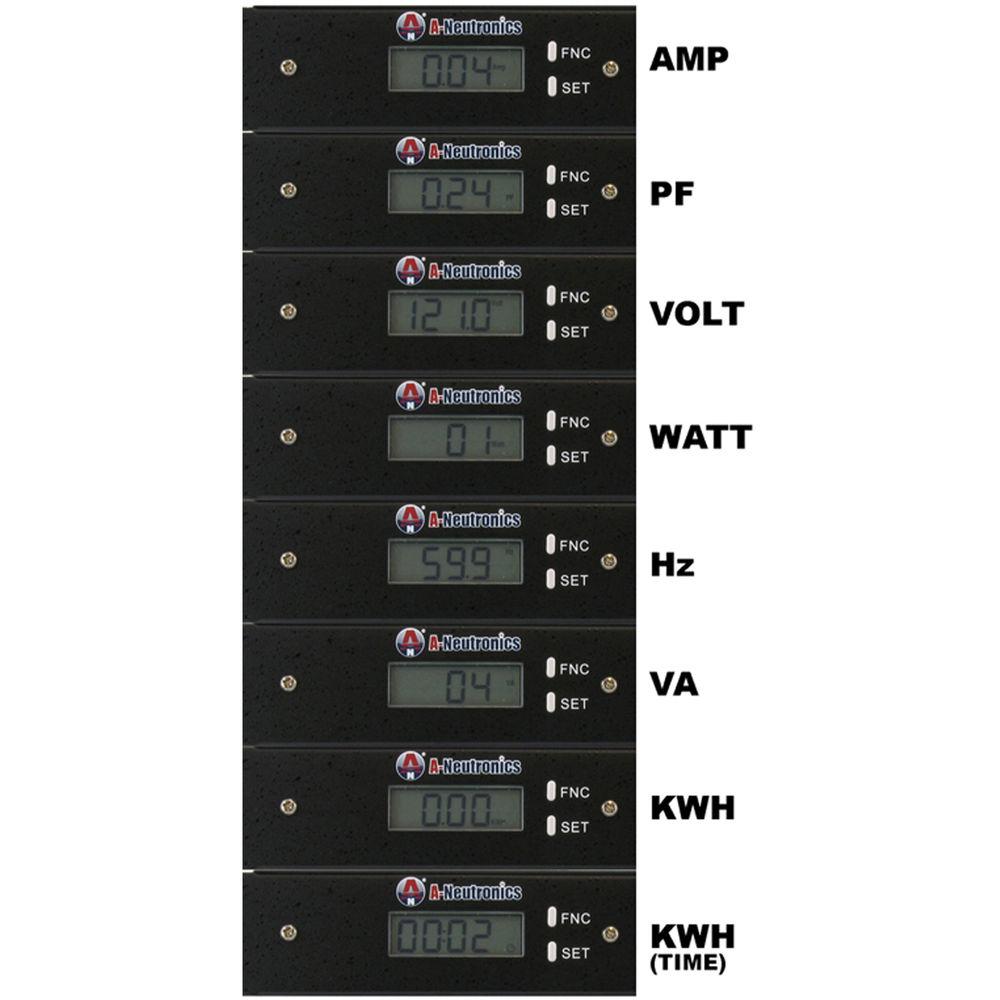 A-Neutronics 17-Outlet 19" Rackmount Power Strip with LCD