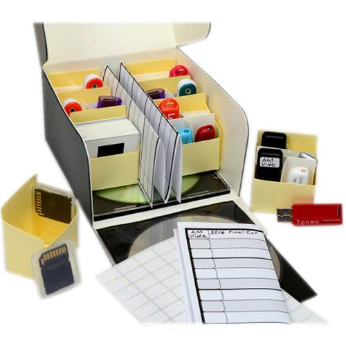 Archival Methods Storage Kit for up to 48 USB Drives Memory Cards