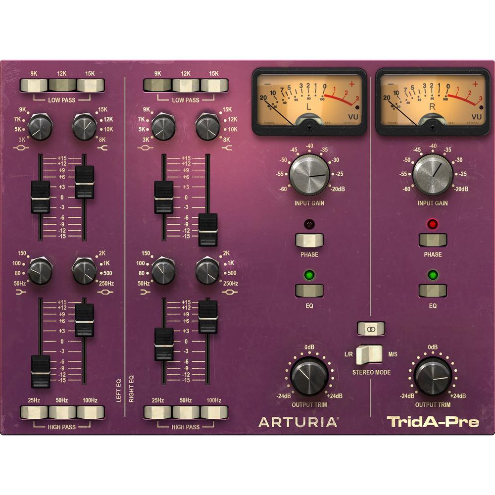 Arturia 3 Preamps Vintage Preamp Plug-in Licence