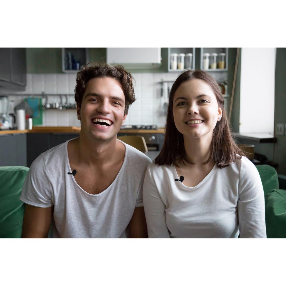 BOYA BY-WM8 Pro-K2 UHF Dual-Channel Wireless Lavalier System