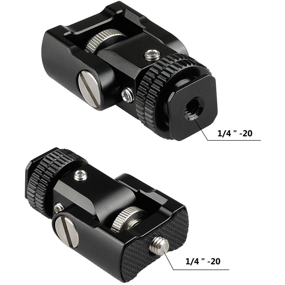 CAMVATE Adjustable Monitor Holder Support with Shoe Mount