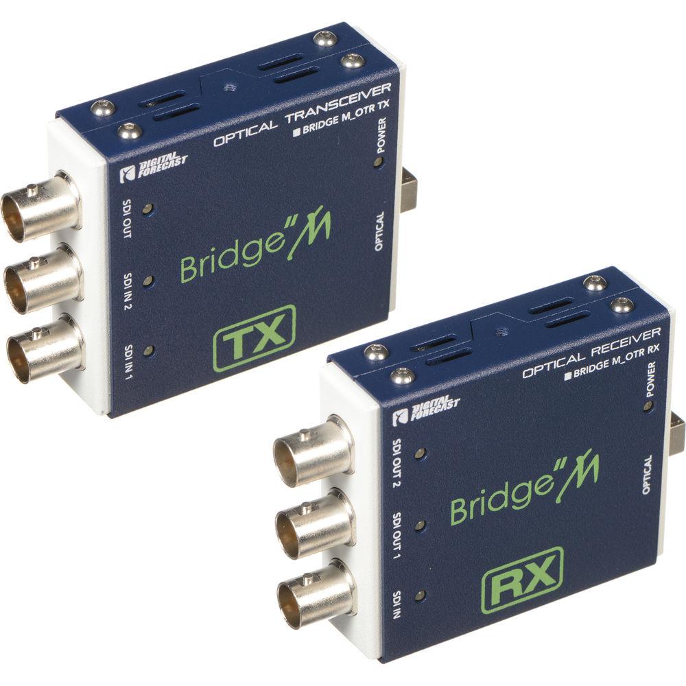 DIGITAL FORECAST Bridge M_OTR Mini SDI Optical Transmitter and Receiver Kit