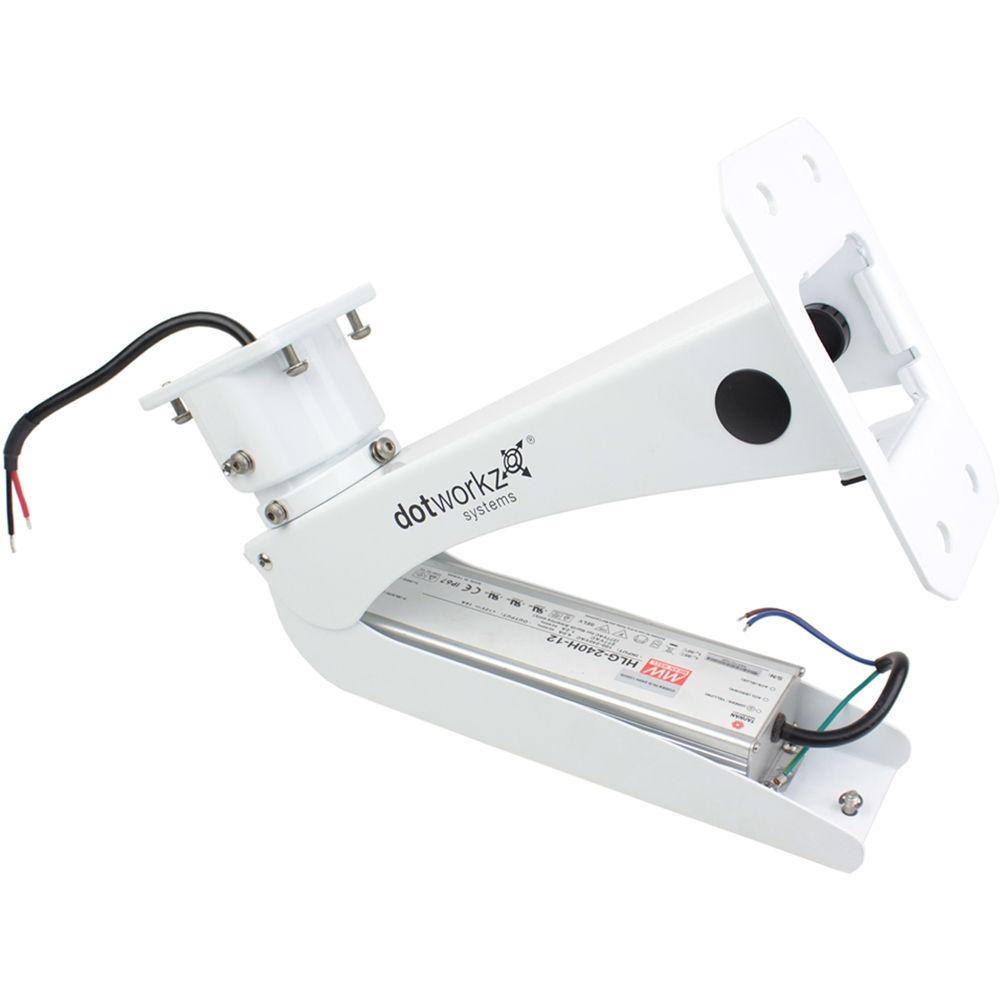 Dotworkz S-Type COOLDOME 12 VDC Active Cooling Camera Enclosure with Stainless Steel Arm