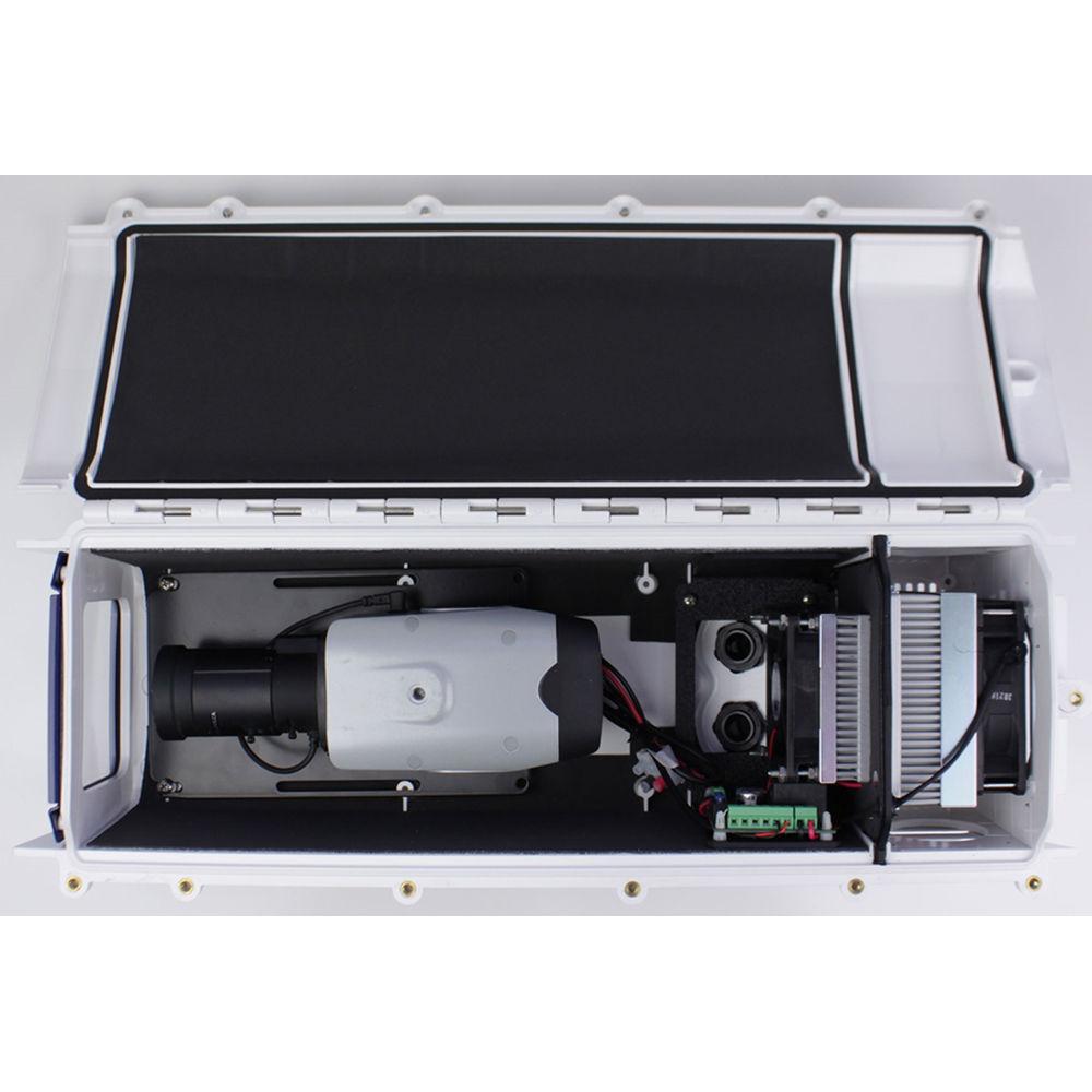 Dotworkz S-Type COOLDOME 12 VDC Active Cooling Camera Enclosure with Stainless Steel Arm