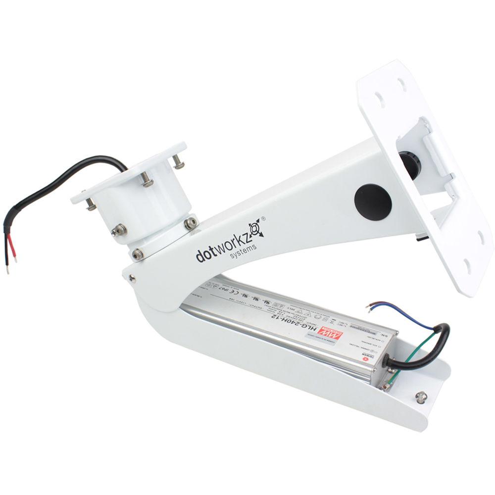 Dotworkz S-Type Tornado Dual Blower Camera Enclosure with MVP and Stainless Steel Arm