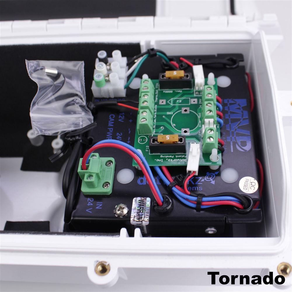 Dotworkz S-Type Tornado Dual Blower Camera Enclosure with MVP and Stainless Steel Arm