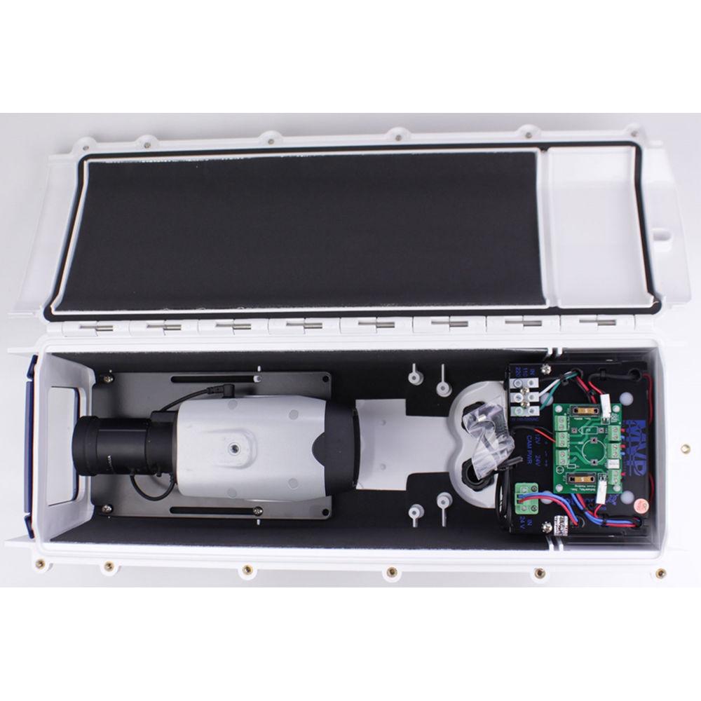 Dotworkz S-Type Tornado Dual Blower Camera Enclosure with MVP and Stainless Steel Arm