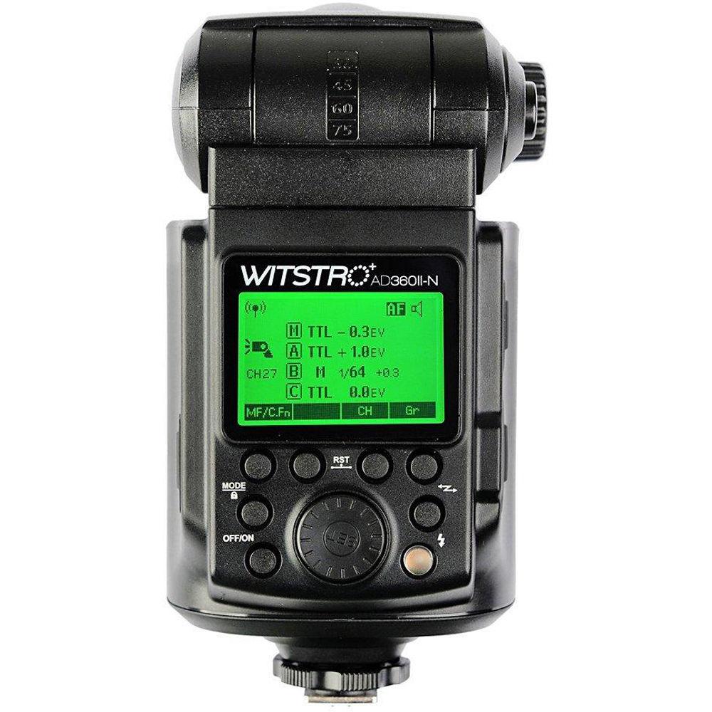 Godox AD360II-N WITSTRO TTL Portable Flash for Nikon Cameras