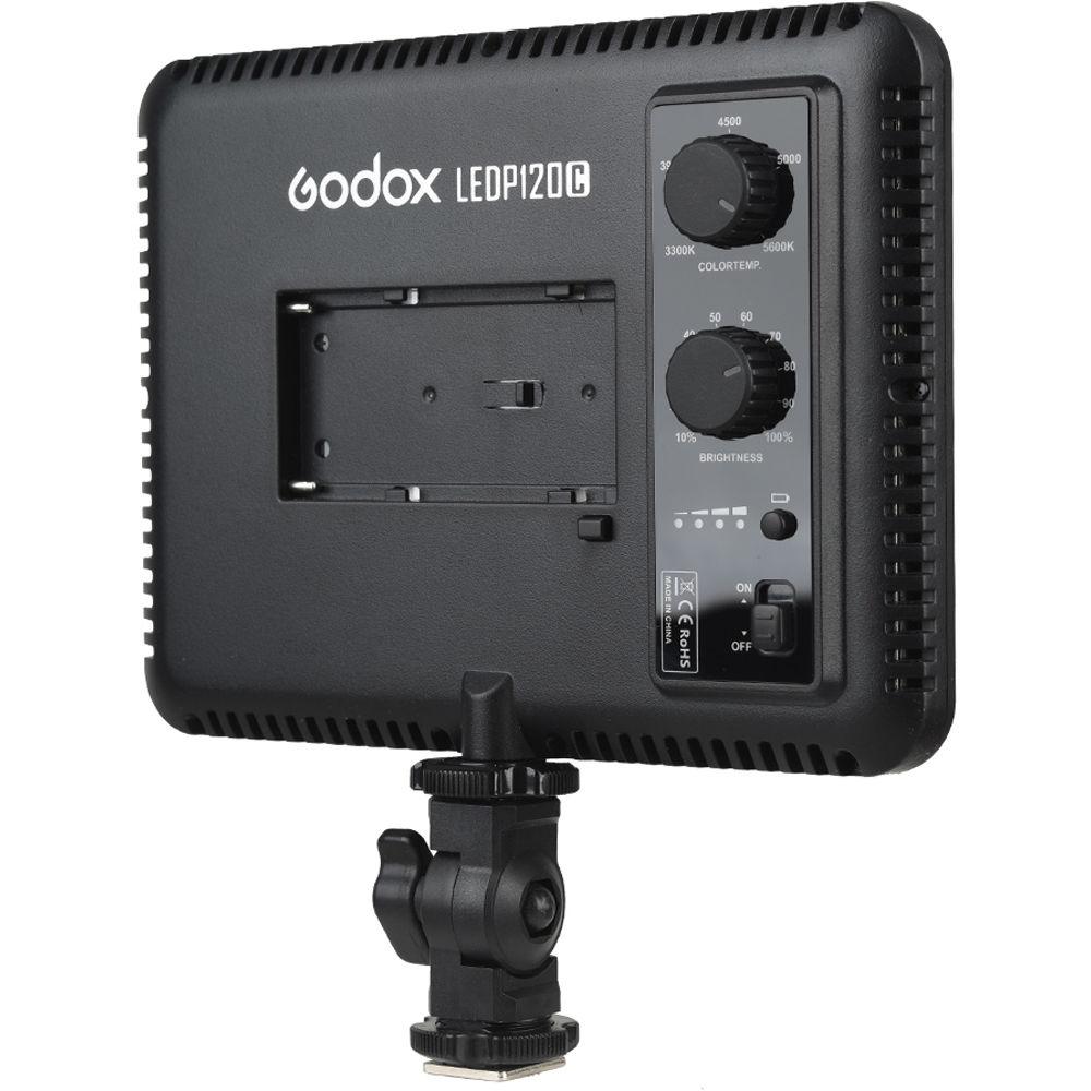 Godox LEDP120C LED Light Panel with L-Series Battery Plate