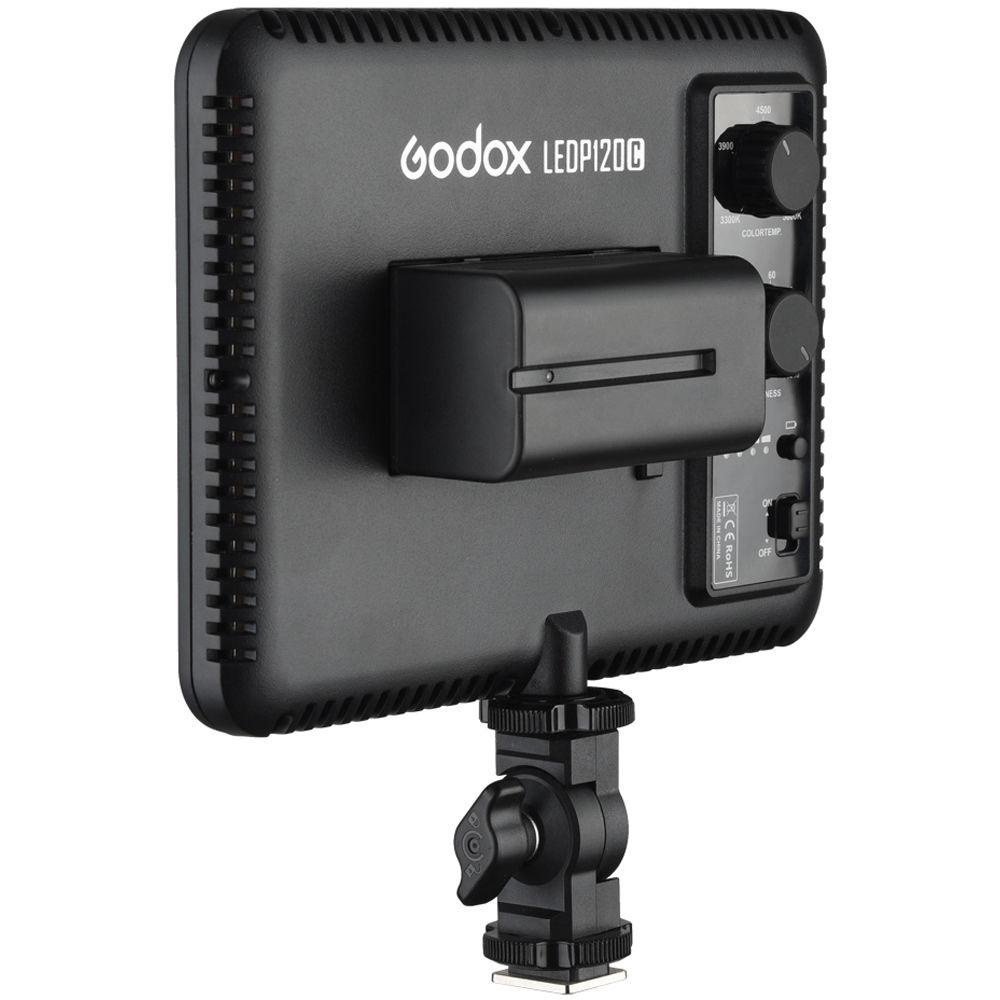 Godox LEDP120C LED Light Panel with L-Series Battery Plate
