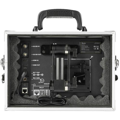 ikan D12-FK 12" HDMI 3G-SDI LCD Monitor Field Kit for V-Mount & Gold Mount with Hard Case