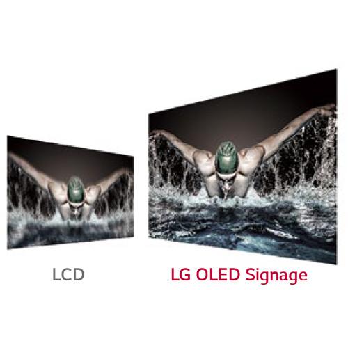 LG 55EG5CD-C 55" Dual Side In-Glass Digital Signage OLED Display