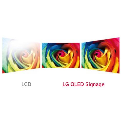 LG 55EG5CD-C 55" Dual Side In-Glass Digital Signage OLED Display