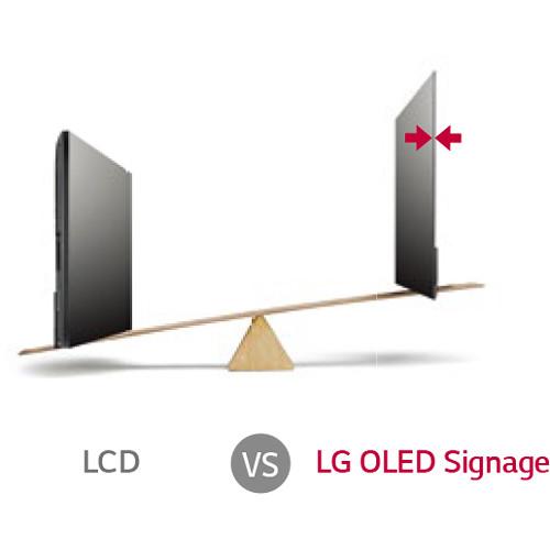 LG 55EG5CD-C 55" Dual Side In-Glass Digital Signage OLED Display