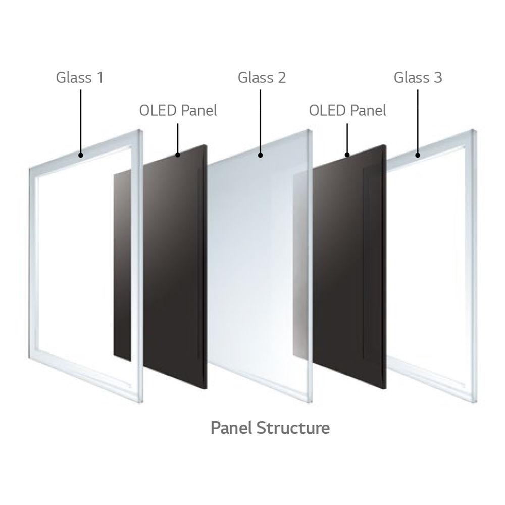 LG 55EG5CD-C 55" Dual Side In-Glass Digital Signage OLED Display