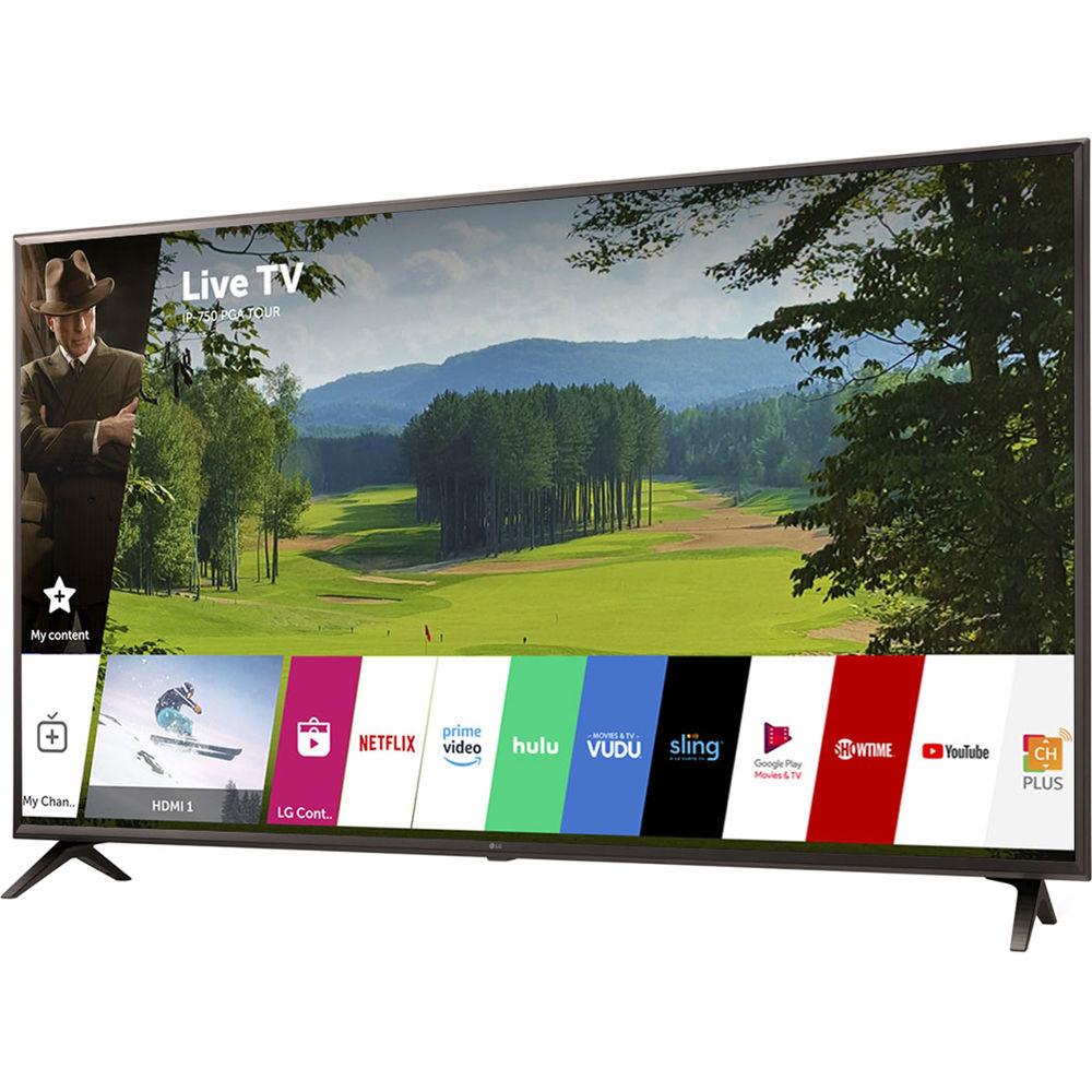 LG UK6300PUE 65" Class HDR UHD Smart IPS LED TV