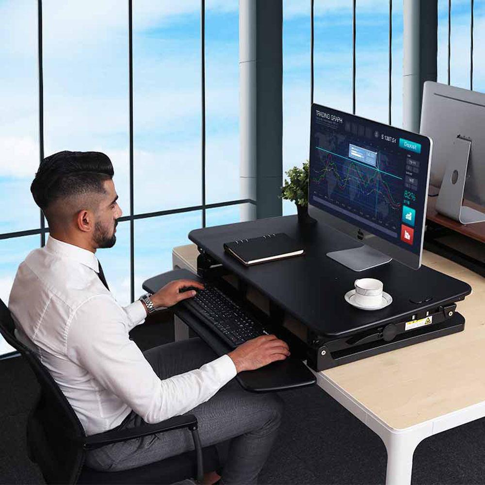 Loctek LX36B 36In Sit-Stand Desktop Riser