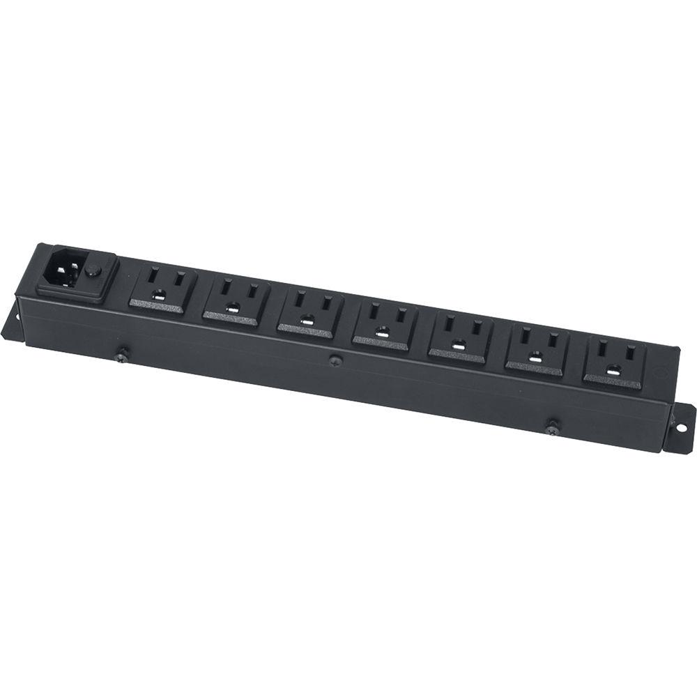 Lowell Manufacturing Power Strip-15A, 7 Outlets, 6