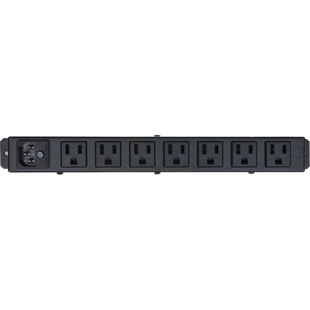 Lowell Manufacturing Power Strip-15A, 7 Outlets, 6