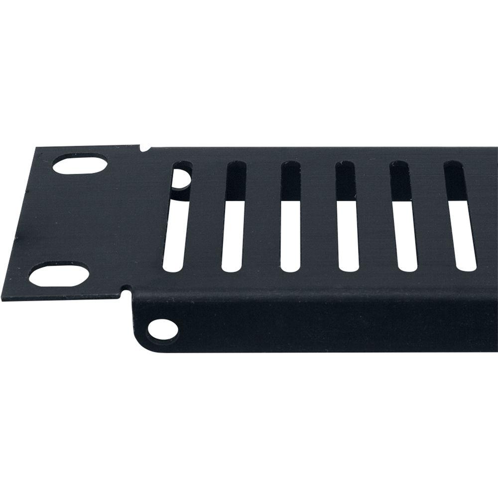 Lowell Manufacturing Rack Panel-Blank-2U, Vented Slotted