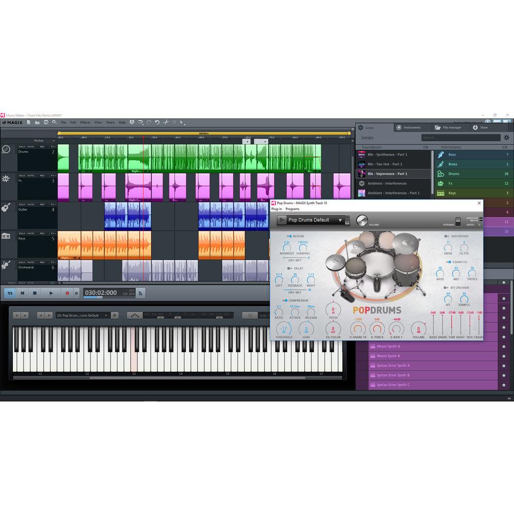 MAGIX Entertainment Music Maker 2019 Premium Edition - Music Production Software