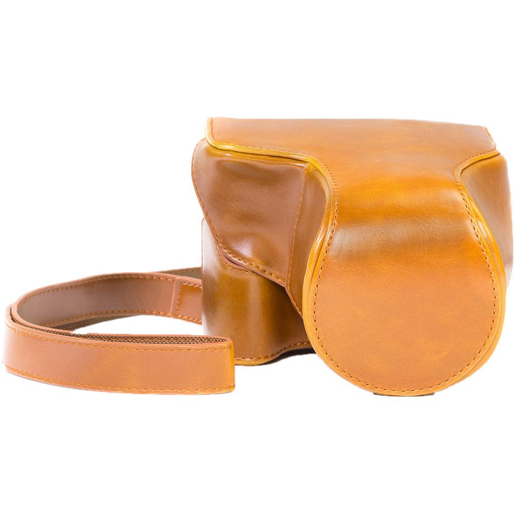 MegaGear Ever Ready PU Leather Camera Case with Strap for Canon PowerShot G3 X