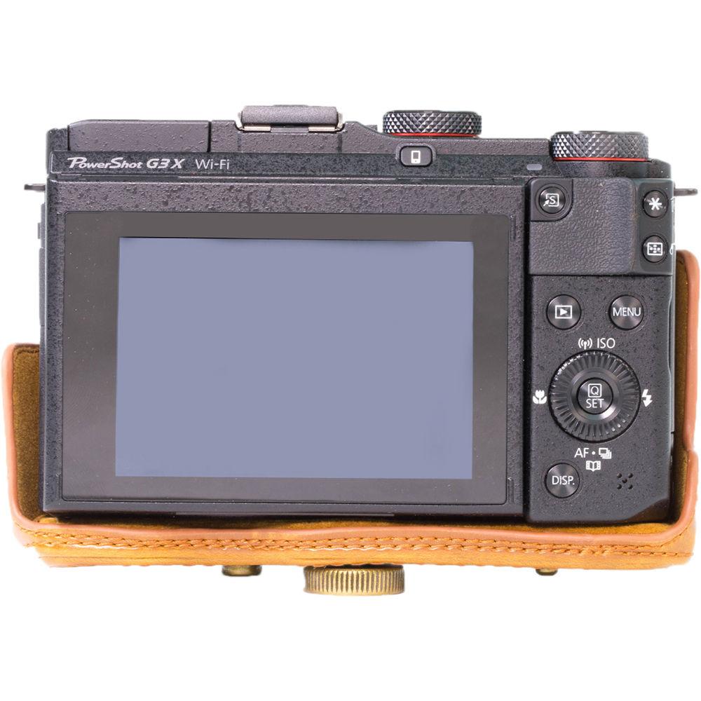 MegaGear Ever Ready PU Leather Camera Case with Strap for Canon PowerShot G3 X