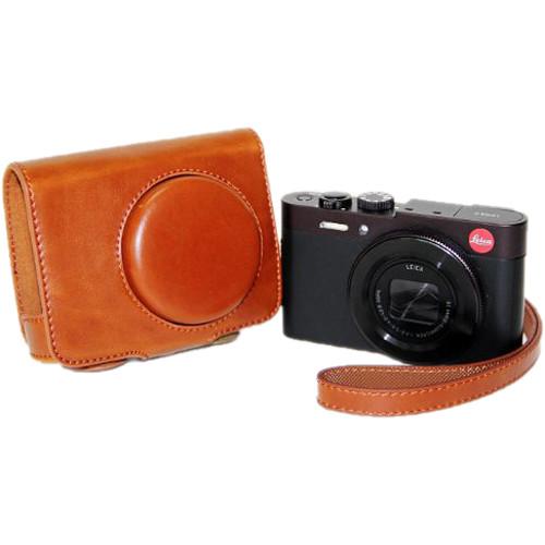 MegaGear Ever Ready PU Leather Camera Case with Strap for Panasonic Lumix DMC-LF1