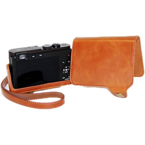 MegaGear Ever Ready PU Leather Camera Case with Strap for Panasonic Lumix DMC-LF1