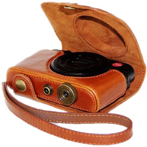 MegaGear Ever Ready PU Leather Camera Case with Strap for Panasonic Lumix DMC-LF1