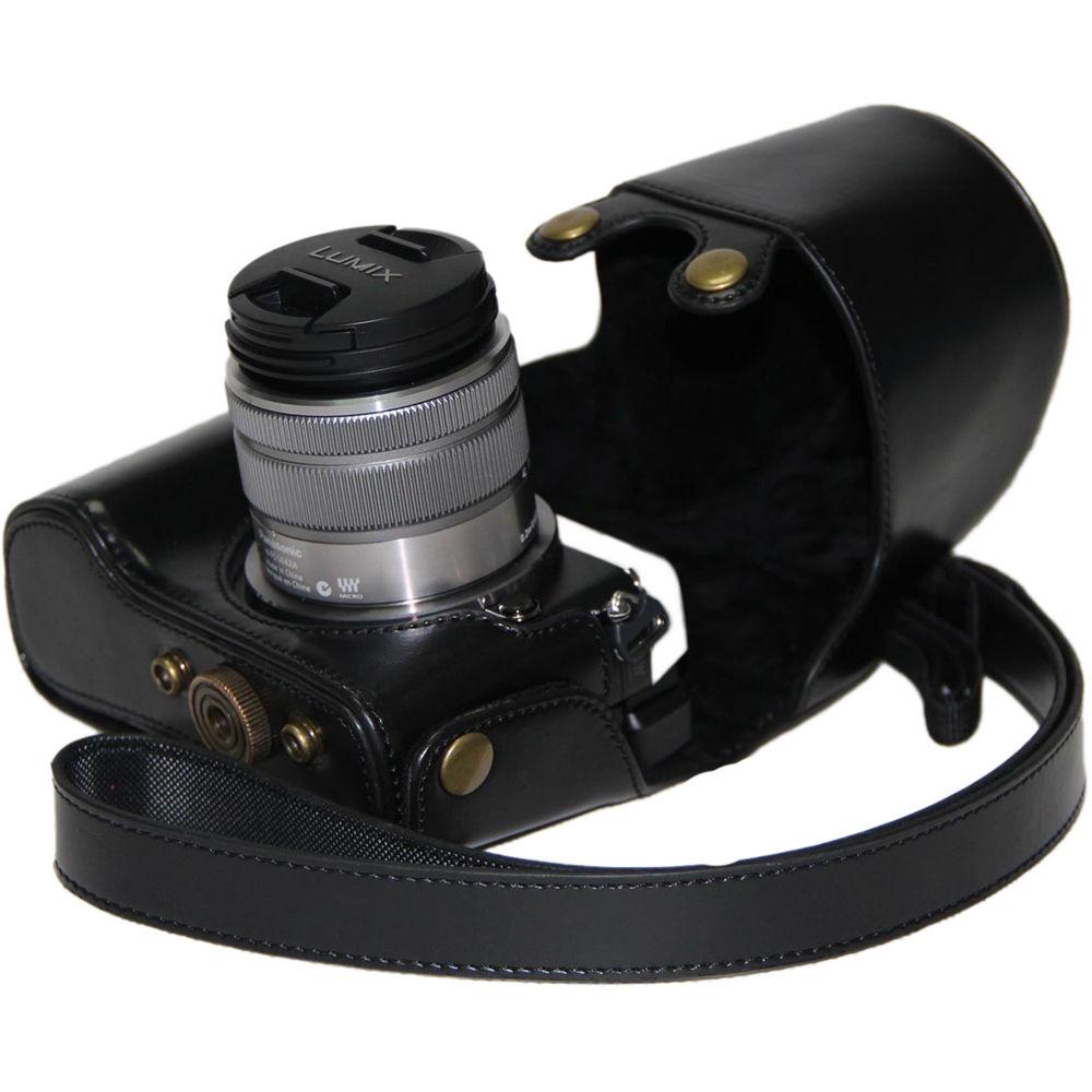 MegaGear Ever Ready PU Leather Case and Strap for Panasonic LUMIX GX7