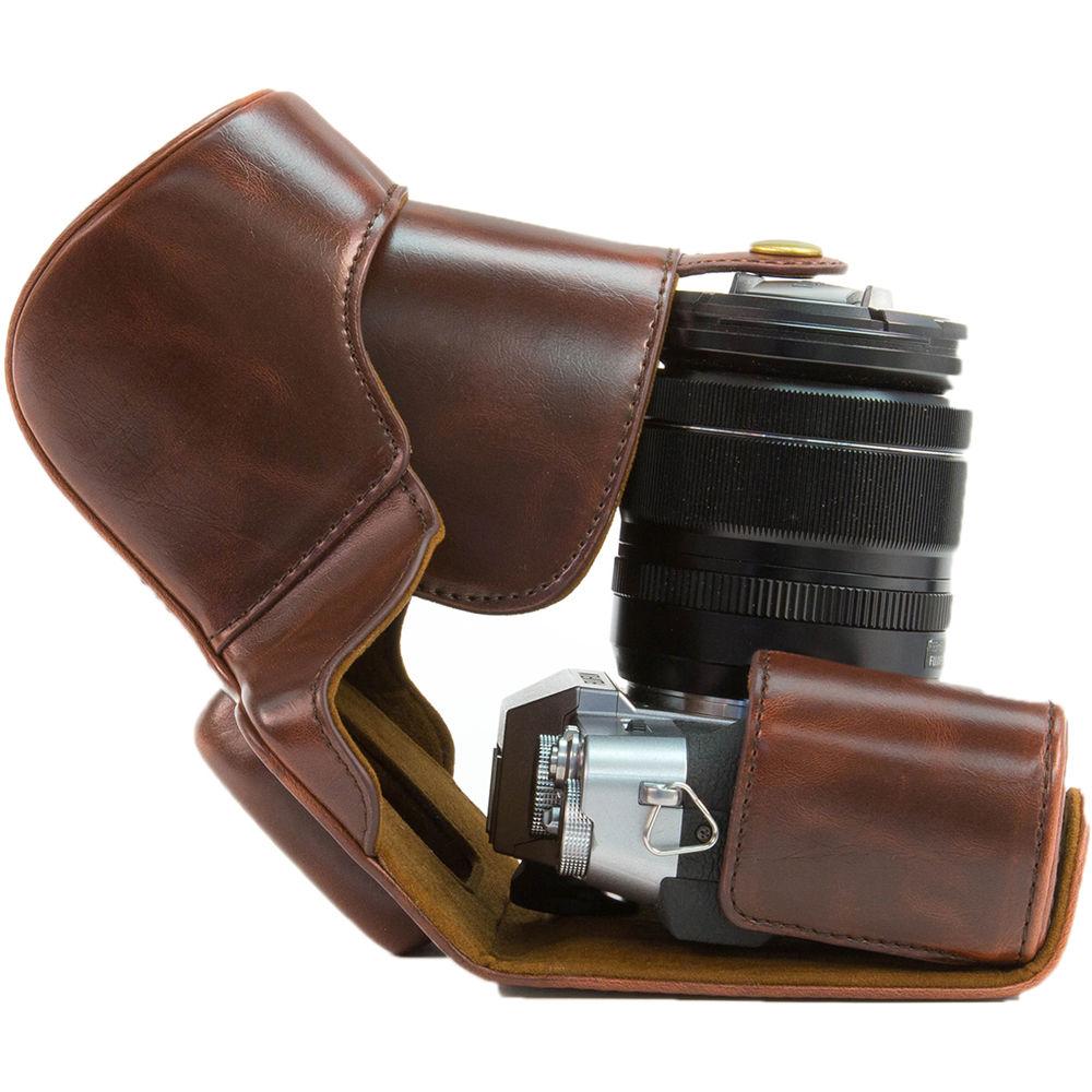MegaGear Ever Ready PU Leather Case for Fujifilm X-T1 with 18-55mm Lens