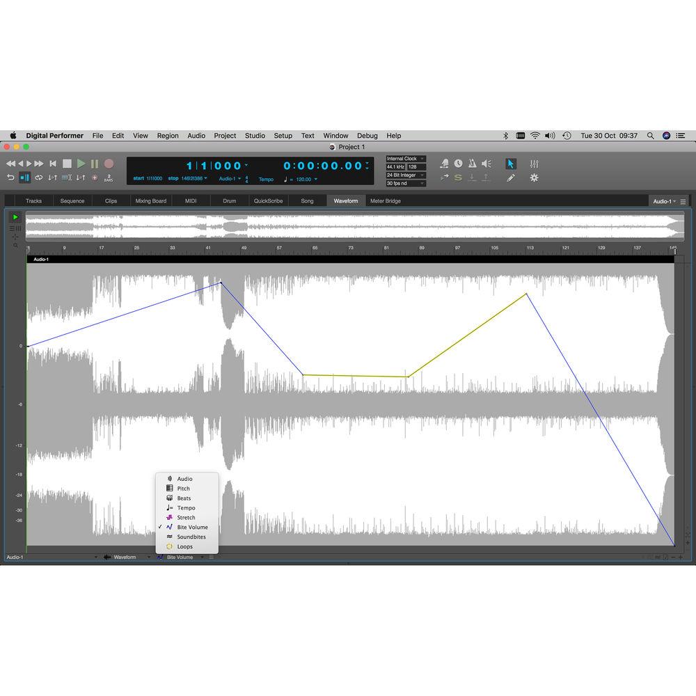MOTU Digital Performer 10 - Audio MIDI Music Production Software
