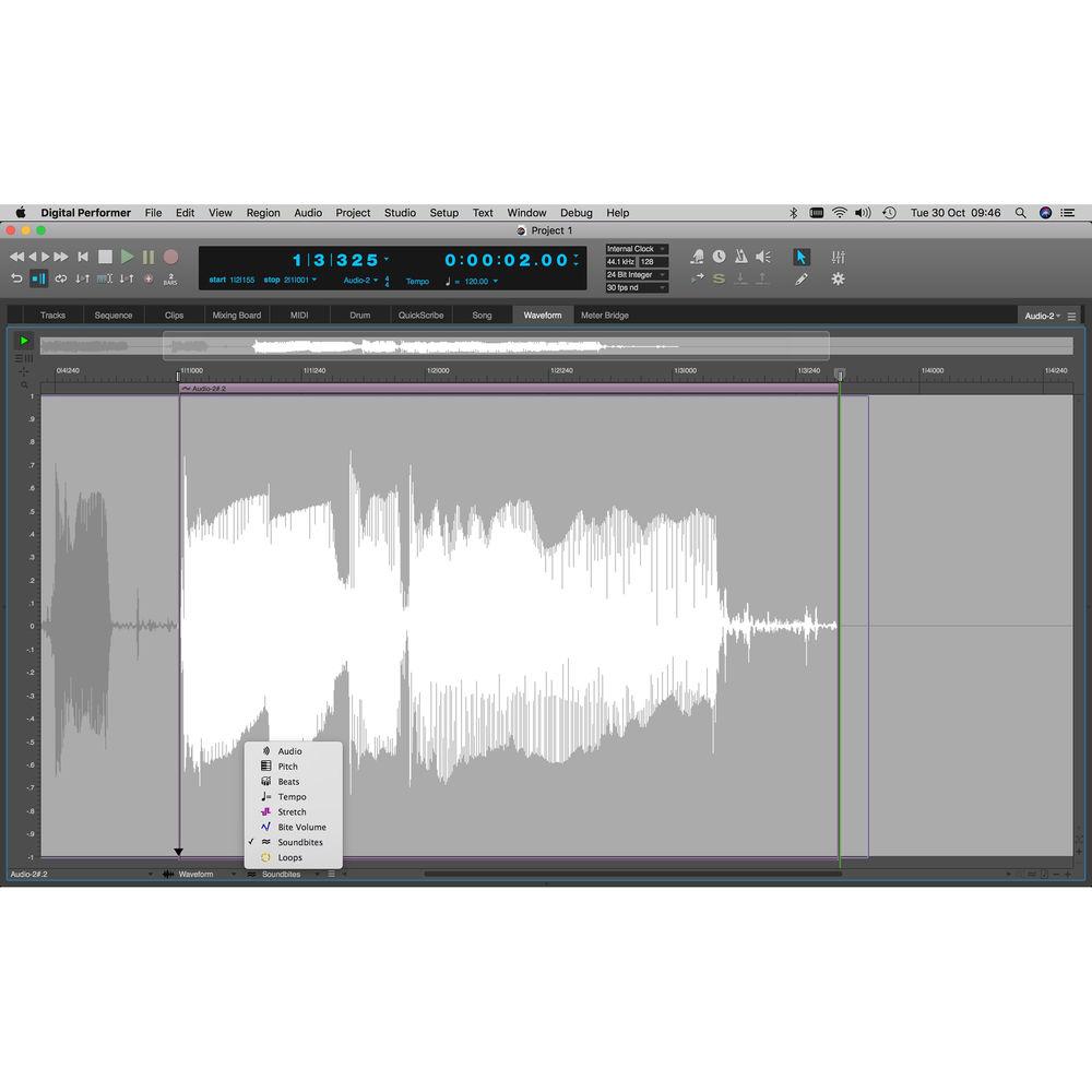 MOTU Digital Performer 10 - Audio MIDI Music Production Software