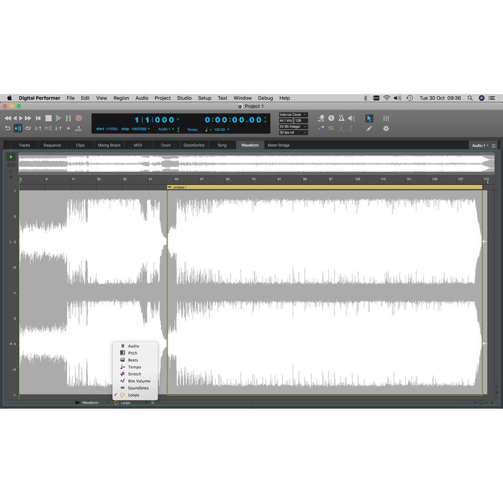 MOTU Digital Performer 10 - Audio MIDI Music Production Software