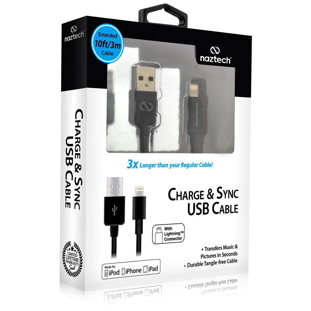 Naztech MFi Lightning Charge & Sync USB Type-A Cable