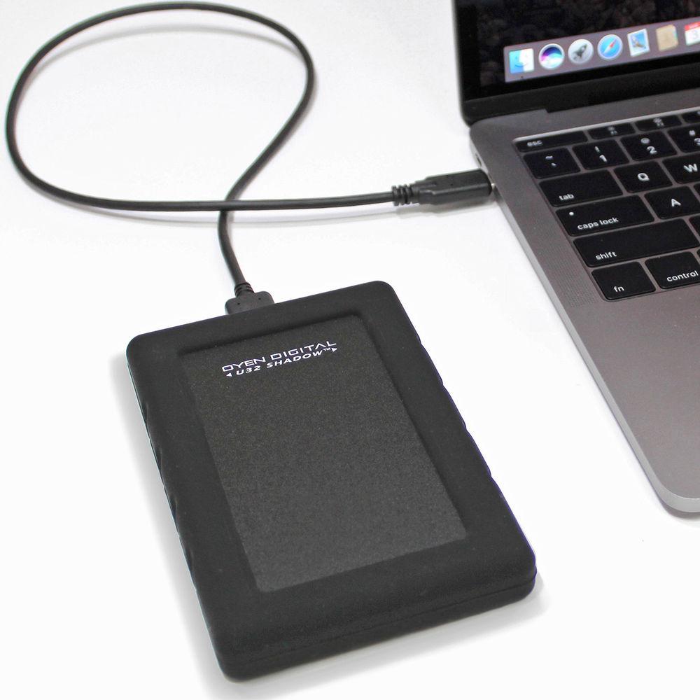 Oyen Digital 2TB U32 Shadow Dura USB 3.1 Gen 2 Type-C Rugged External Hard Drive