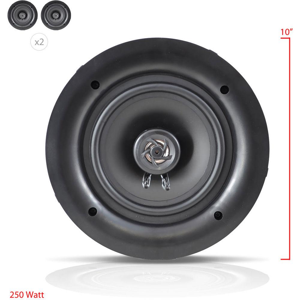 Pyle Pro 10" In-Wall In-Ceiling 250W Stereo Speakers