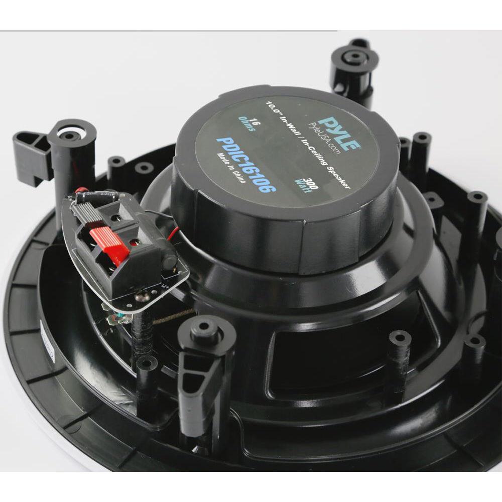 Pyle Pro 10" In-Wall In-Ceiling 300W Stereo Speakers