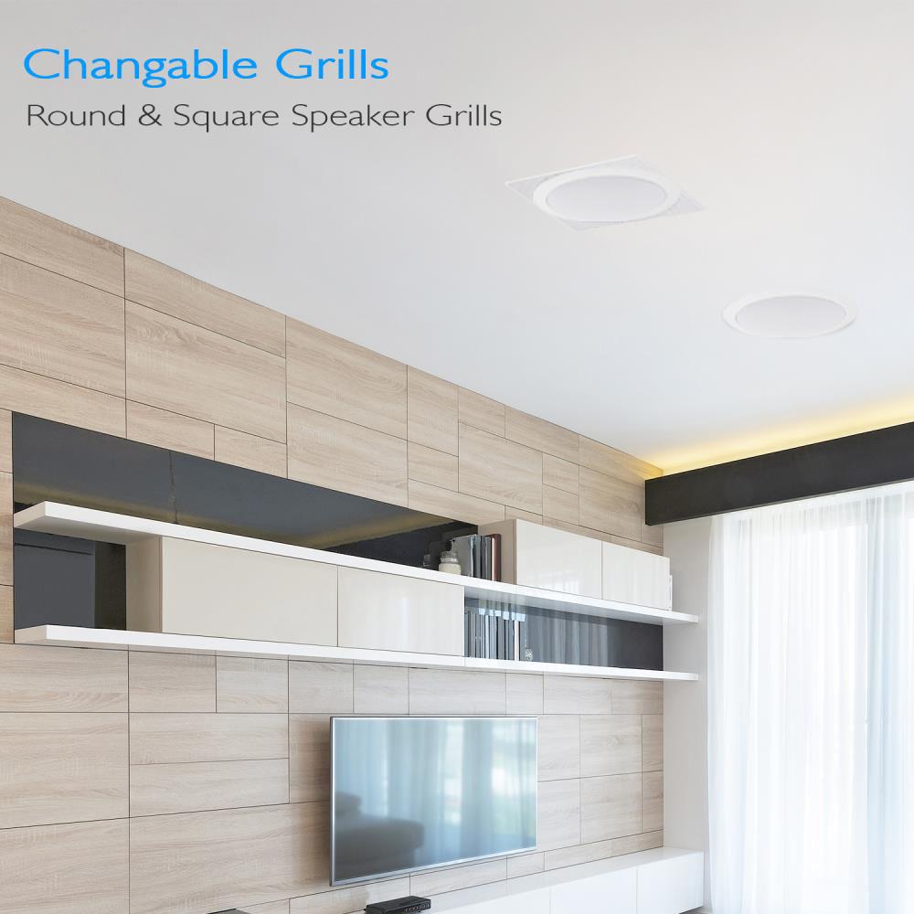 Pyle Pro PDICBT256 4 x 5.25" Bluetooth Ceiling Wall Speaker Kit