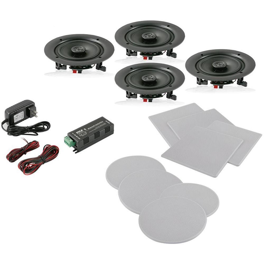 Pyle Pro PDICBT286 8.0" Bluetooth Ceiling Wall Speaker Kit