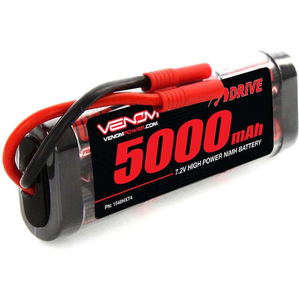 Venom Group Venom 7.2V 5000mAh 6 Cell NiMH Battery With Hxt 4.0Mm Plug