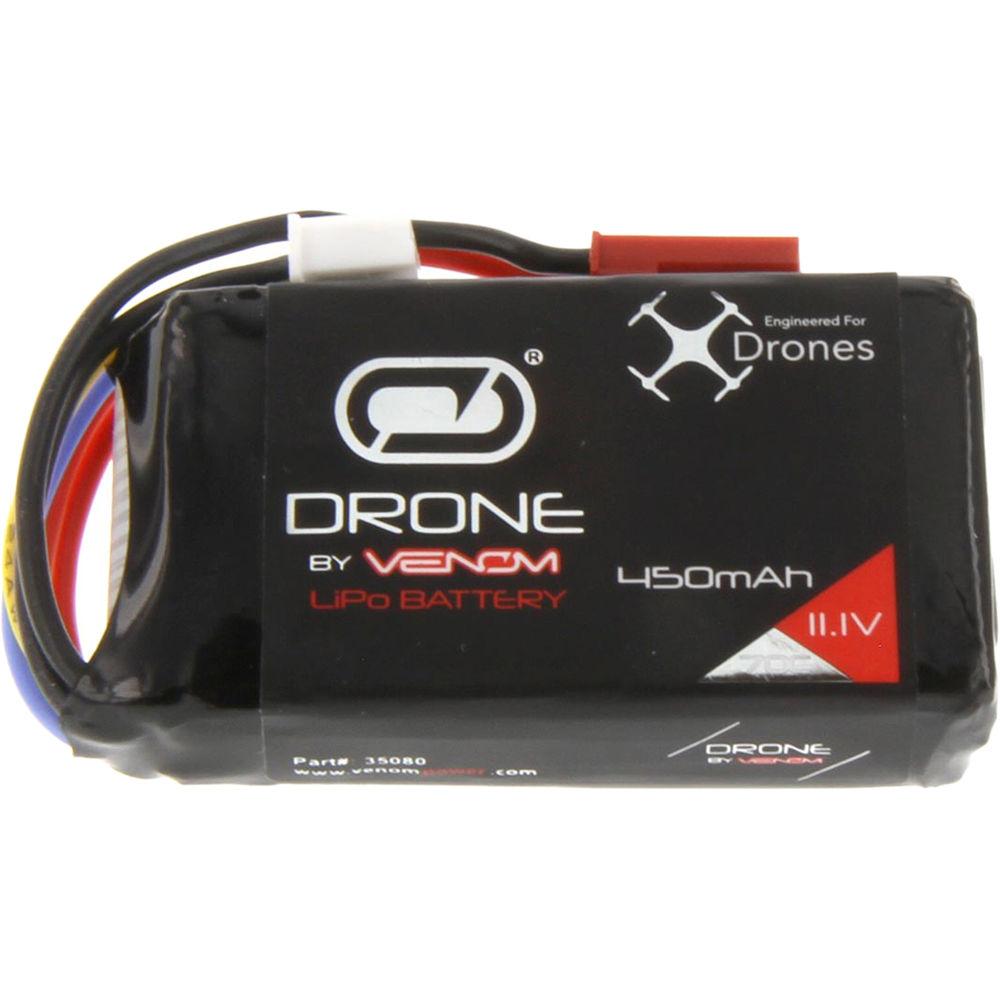 Venom Group Venom 70C 3S 450mAh 11.1V Lipo Drone Battery With Jst Plug