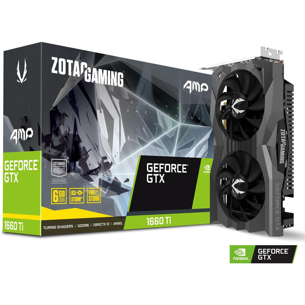 ZOTAC GAMING GeForce GTX 1660 Ti AMP Graphics Card
