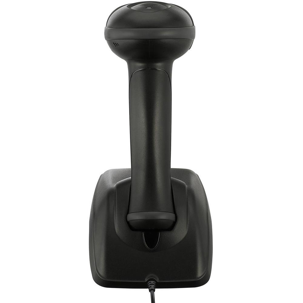 Adesso 2 4Ghz Wireless Long Range Handheld CCD Barcode Scanner with Charging Cradle