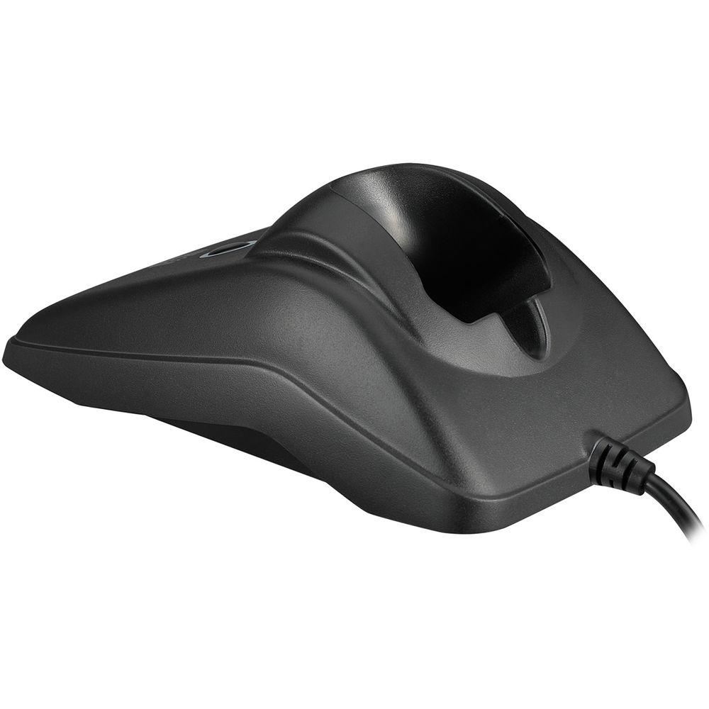 Adesso 2 4Ghz Wireless Long Range Handheld CCD Barcode Scanner with Charging Cradle